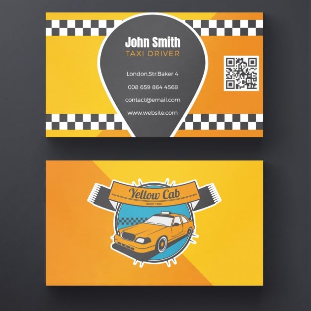 Taxi Business Card Design
