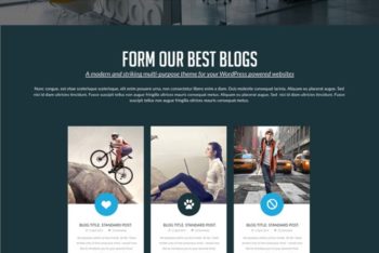 Website Template Available in PSD Format & For Free
