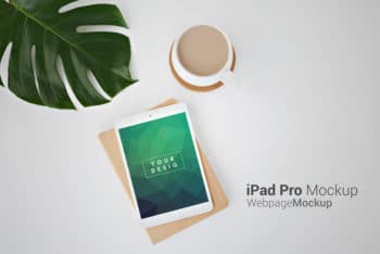 Photorealistic iPad Pro PSD Mockup for Free