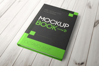 Hardcover Book PSD Mockup – Sober Design Blends with Useful Features