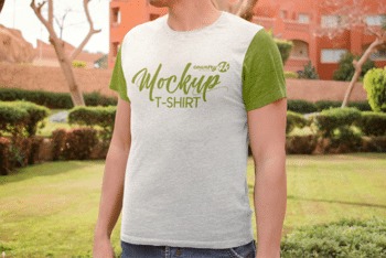 Trendy Men T-shirt Mockup – Available in Layered PSD Format