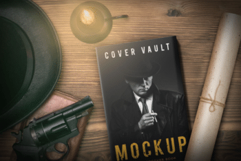 Detective Book Cover PSD Mockup for Free