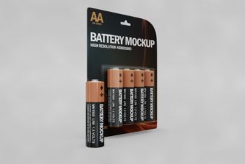 Free Battery Pack Design Mockup in PSD