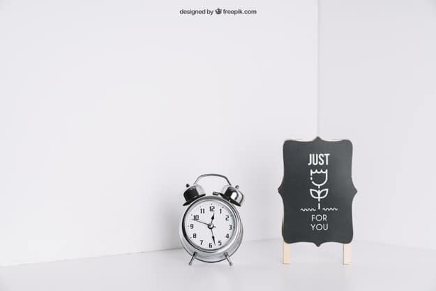 Silver Alarm Clock Plus Board