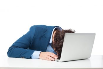 Free Sleeping Corporate Man Plus Laptop Mockup