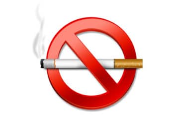 No Smoking Sign PSD Mockup Available for Free