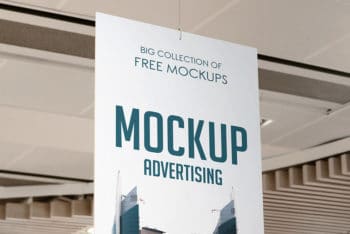 Free Supermarket Advertisement Mockup