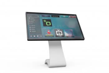 Free Touchscreen Information Board Mockup in PSD