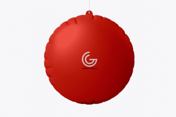 Fully Customizable Air Balloon PSD Mockup
