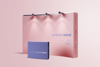Exhibition Stand Mockup – Available in PSD Format With Layer Effects