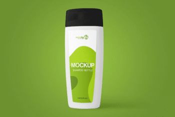 Useful Shampoo Bottle PSD Mockup for Free