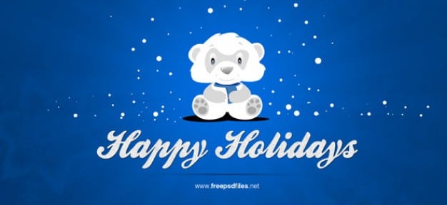 Cute Happy Holiday Banner