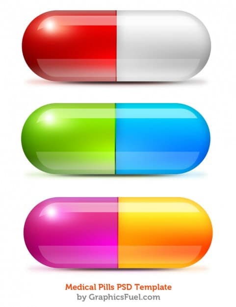 Colorful Medical Pills