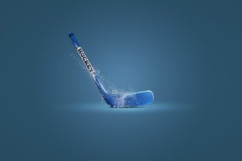 Free Hockey Stick Design Mockup in PSD