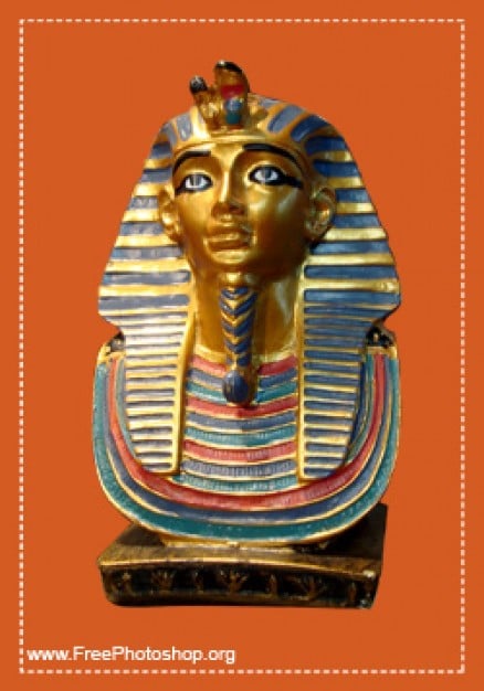 Golden Pharaoh Bust