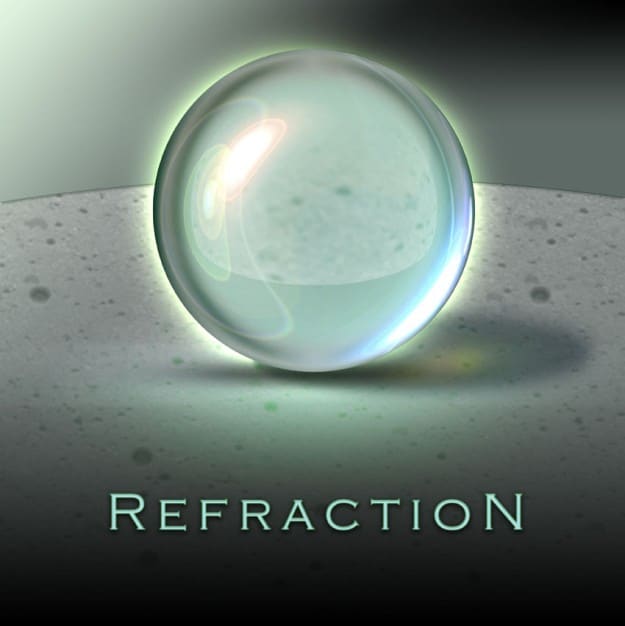Shiny Refraction Sphere