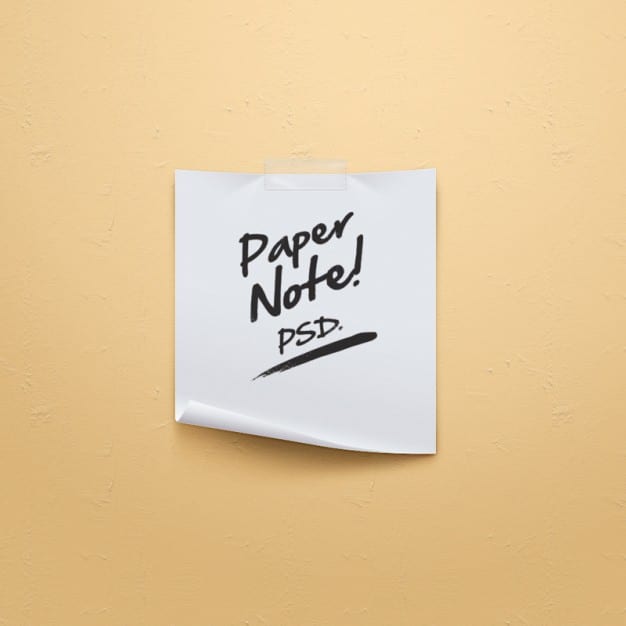 Simple Paper Note Scene