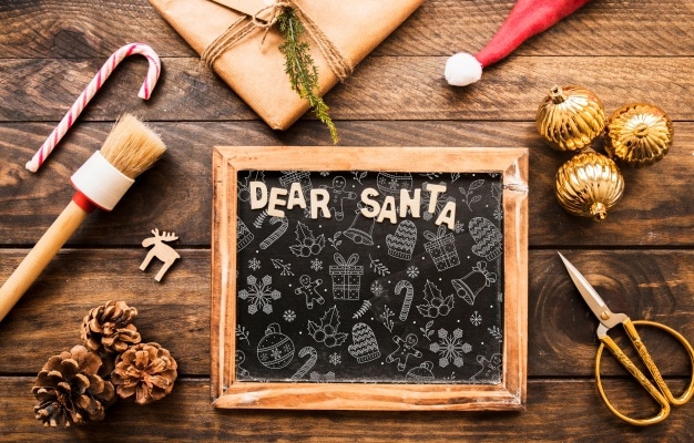 Dear Santa Christmas Slate
