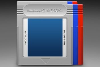 Free Colorful Game Boy Cartridges Mockup in PSD