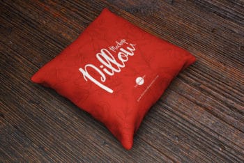 Free Cushion / Pillow Mockup – Available in PSD Format