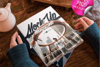 Create Awesome Covers with These Two Magazine PSD Mockups