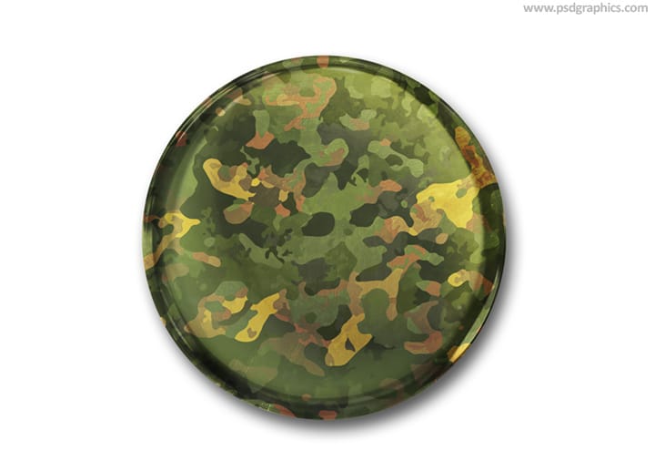 Military Button Pin
