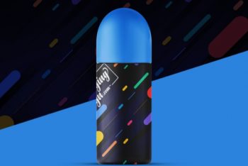 Deodorant Bottle PSD Mockup for Free
