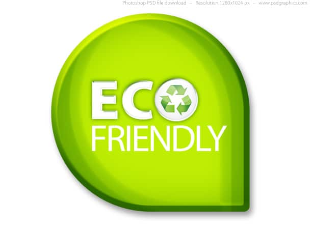 Green Eco Friendly Sign