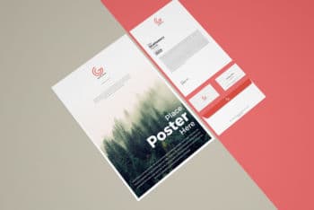Free Corporate Stationery Mockup to Design Corporate Stationery