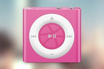 Free Cute iPod Shuffle Model Mockup in PSD