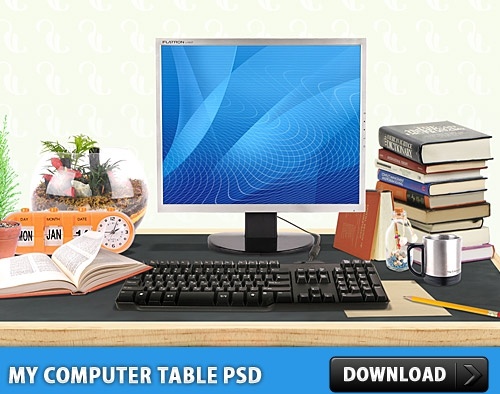 Modern Computer Table Workspace