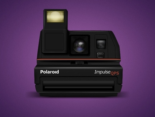 Old Polaroid Impulse Camera