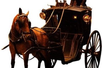 Free Horse Drawn Carriage Mockup in PSD