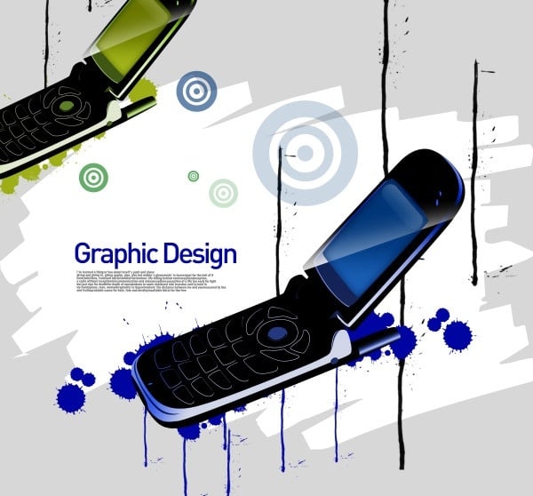 Flip Phone Art Concept