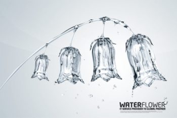 Free Creative Water Plant Art Mockup in PSD