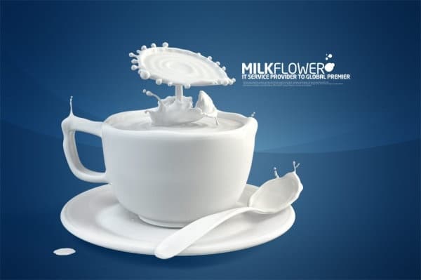 Creative Milk Art