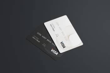 Credit Card PSD Mockup – Available with a Photorealistic View