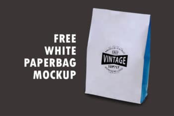 Fully Customizable Sober Designed Paper Bag Mockup – Available in PSD Format