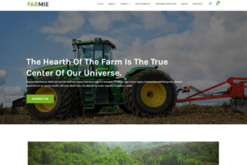 Free Modern Farming Website HTML Template