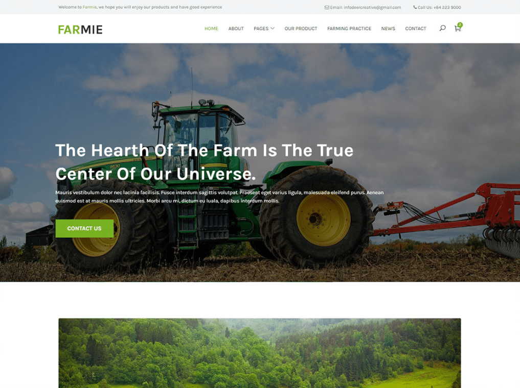 Modern Farming Website