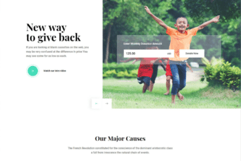 Free NGO Charity Website HTML Template