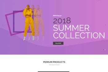 Free Online Fashion Store HTML Template