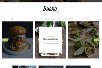 Free Exotic Food Place HTML Template