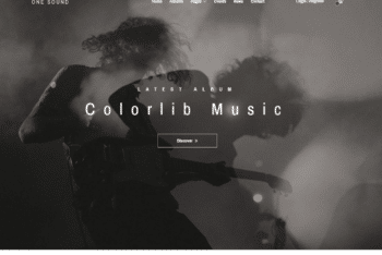 Free Music Band Website HTML Template