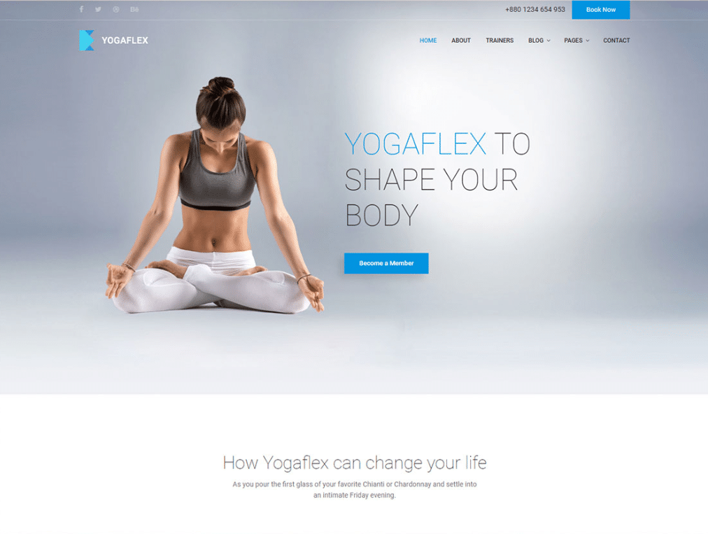 Yoga Workout Website