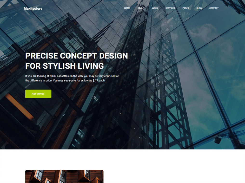 Modern Architecture Website