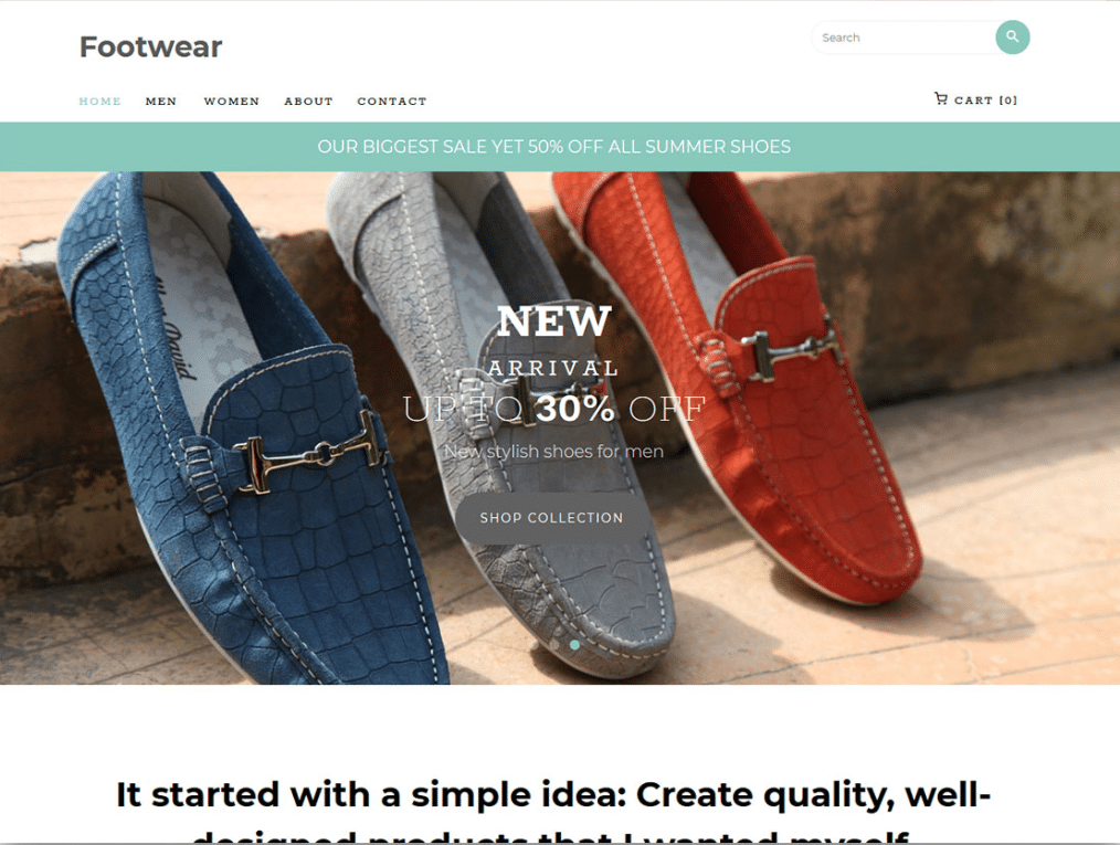 Footwear Online Store