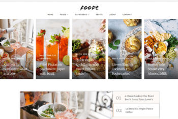 Free Tasty Foodie Website HTML Template