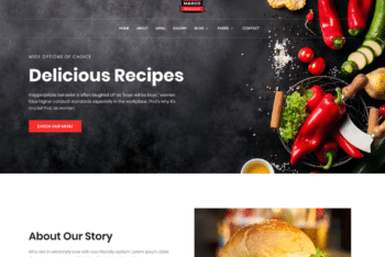 Free Chef Restaurant Website HTML Template
