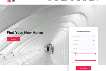 Free Elegant Property Selling Website HTML Template